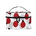 Produktbild ALARGE Kosmetiktasche mit Tier-Marienkäfer-Motiv, tragbar, für Reisen, für Frauen und Mädchen