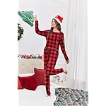 Ekouaer Womens Pajamas Set Long Sleeve Loungewear Soft Lounge Set Joggers with Pockets - Image 2