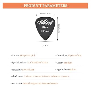 Médiators pour guitare,Skyzone 30 pièces Médiators en forme de coeur Plectres de guitare pour guitare acoustique… - Les Beatles, Paul McCartney, John Lennon, RIngo Starr, George Harrison Médiators pour guitare,Skyzone 30 pièces Médiators en forme de coeur Plectres de guitare pour guitare acoustique… – Image 2