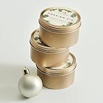 Thymes Travel Tin Holiday Candles - Scented Candles for Home Decor - Winter Scents - Christmas Gifts - Luxury Home Fragrance Gifts for Women & Men - Gold (Frasier Fir, 2.5 oz) - Image 3