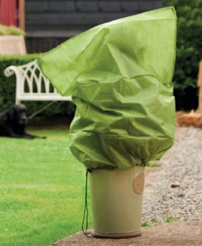 Muddy Hands Green Garden Plant Fleece Blanket Bag Warming Jacket Winter Anti Frost Protection (Medium - Pack of 3)