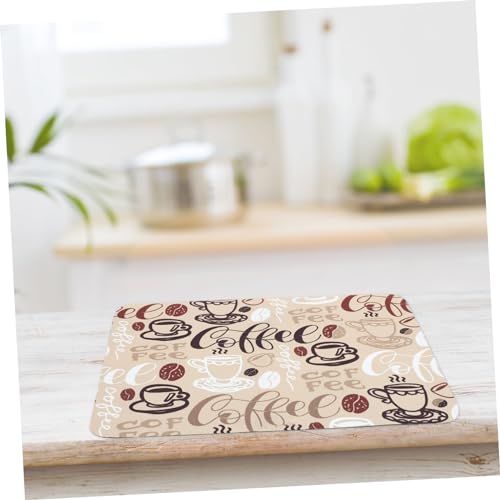 Tapis de table isolant antidérapant 40x50 cm BESTYASH pour machine à café et cuisine - 5