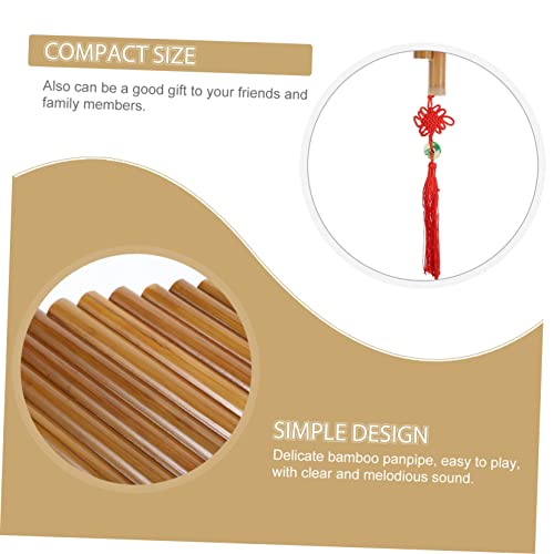 Supvox 1 Pc 15 15 Pipe Pan Flutes Christmas Gifts Flute Play Set Kids Pan Flute Beginner Flute Pan Beginner Pan Pipe Bamboo Pan Flute Panpipe With 15 Pipes Row Flute Bamboo Child #TOP7