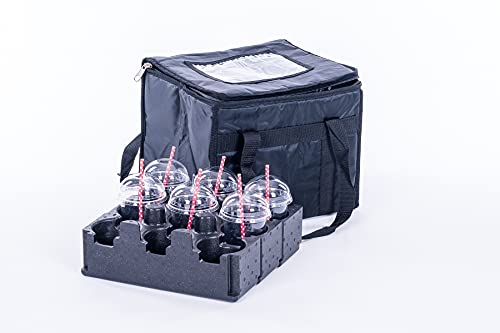 Getränke-Liefertasche für heißen Kaffee, Tee oder kalte Milchshakes mit Getränkehalter für 9 Tassen Cover