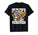 I Put Tism in Patriotism Raccoon Bald Eagle 4th of July USA T-Shirt