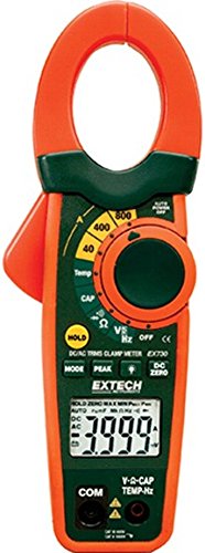 Extech EX730 True RMS 800 Amp AC/DC Clamp Meter