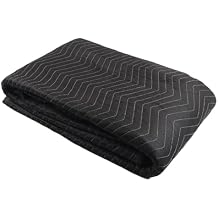 Large Acoustic Blanket Studio Soundproof Dampening 96" x 80" Blanket with Grommets Light Blocker for Door Wall Noise Reduction Studio Sound Absorption Black