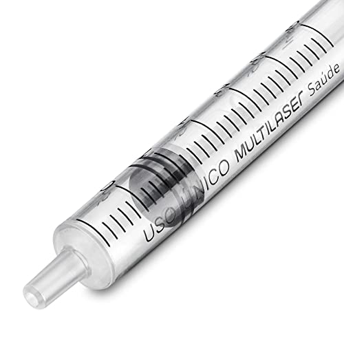 Seringa Luer Slip 3ml - Sem Agulha - Cx com 100 Uni. - Multi Saúde - HC446