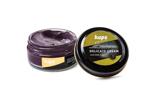Kaps Shoe Care Cream, Intensive Leather Care and Nourishing, Delicate (102 - dark lilac)