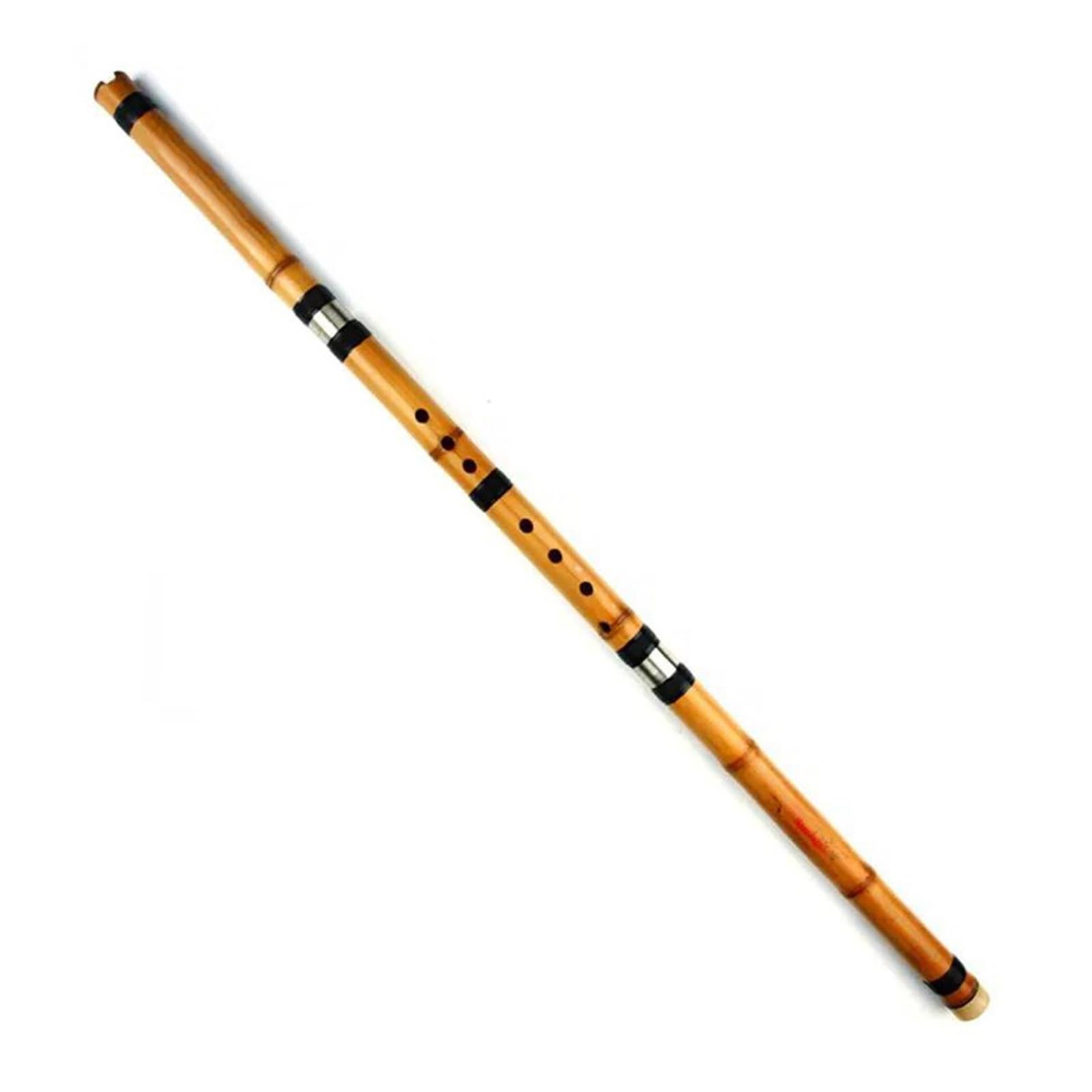 Dreiteiliges Traditionelles Handgefertigtes Holzblasinstrument Goldene Bambusflöte Professionelle Bambusflöte Traditionelles Instrume