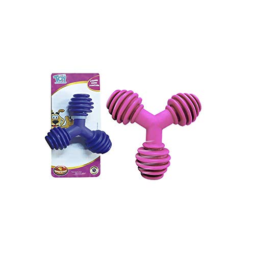 Triangulo de Borracha N.2, Tamanho Médio Furacão Pet para Cães