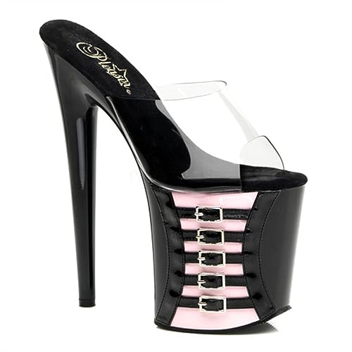 Pantoufles à talons hauts en cristal pour soirées estivales et clubs