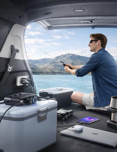 JOYROOM 179W Zigarettenanzünder Verteiler,【7-IN-1】 PD30W KFZ Ladegerät USB C mit 1M Kabel, 12V/24V 3 Fach Stecker mit LED Voltmeter, Mehrfach Steckdose Splitter für iPhone 17/Samsung S26