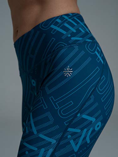 Image of Cultsport AbsoluteFit Typography Print Tights | Workout Tights for Women | 4-Way Stretch | Leggings for Yoga, Gym, Cardio | Printed Leggings for Women | Active Wear