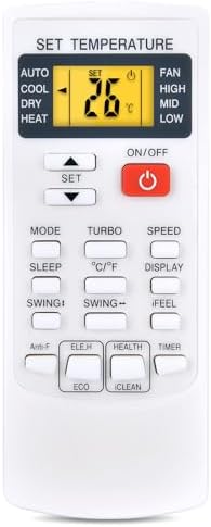 YKR-H/102E Remote Replacement for GarveeHome Mini Split Air Conditioner image 4