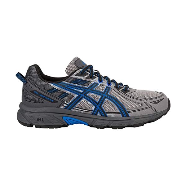 ASICS Mens Gel-Venture 6 Running Shoe, Aluminum/Black/Directoire Blue, 10 D(M) US - Image 3