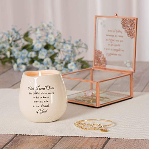 Light Your Way Memorial 19175 In Memory Loved Ones Shine Ceramic Soy Wax Candle #TOP2