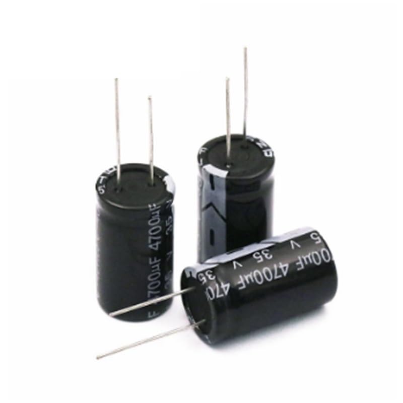 Filtro electrolítico 35v 4700uf para reparar caídas de voltaje en equipos de sonido pack de 5