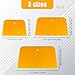 EKUWU Body Filler Spreader, 9 Pack Flexible Reusable Plastic Spreader Tool, Multi-Size Plastic Squeegee for Automotive Body Fillers, Putties, Glazes, Car Film Autobody Paint Repair