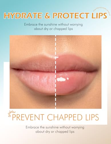 Wugbc 3 Pcs Lip Balm Set SPF 30 Banana Coconut Watermelon Moisturizing Lipstick Lightweight Prevents Soothes Dry Chapped Lips Non-sticky Daily Sun Protection for Lips