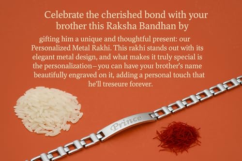Image of PersonalisedRakhi For Brother | Best & TrendyRakhi for bhai | Customized nameRakhi for Rakshabandhan