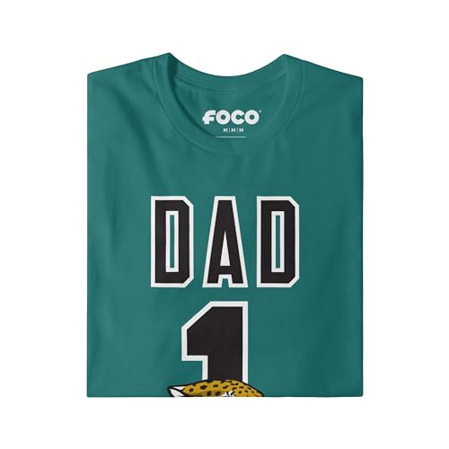 Image of FOCO NFL Mens NFL Team Logo Tee Shirt #1 Dad T-Shirt