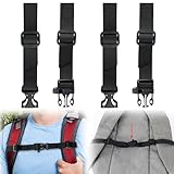 Zuroki 2PCS Correa de Pecho para Mochila, Escalada de Viaje