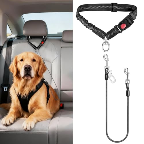 Idepet 3-in-1 Chew Proof Dog Belt