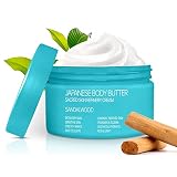 Onsen Japanese Body Butter for Women - Skin Refinery Cream Natural and Organic Shea Butter Moisturiz