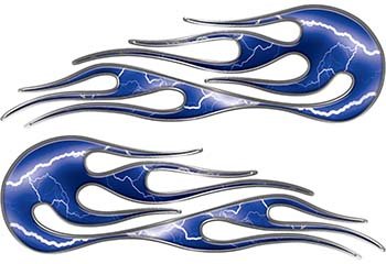 Weston Ink Hot Rod Classic Car Style Flame Graphics with