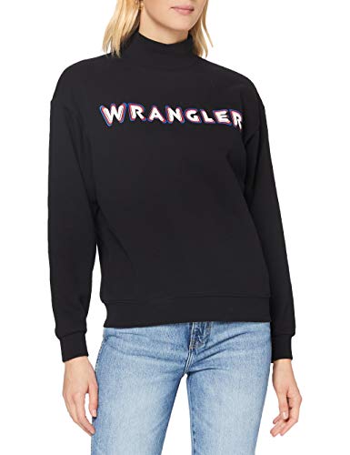 Preisvergleich Produktbild Wrangler Womens HIGH Neck Sweater, Black, M