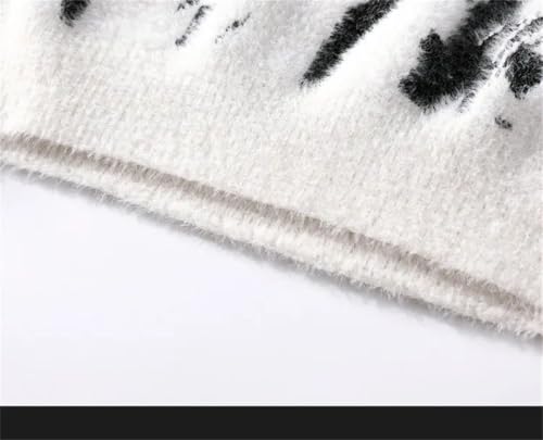 Men's Loose Knitted Pullover/Man Round Neck Sweaters3