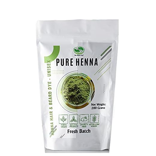 200 Grams - 100% Pure Henna Powder For Hair Dye - Red Henna Hair Color, Best Red Henna For Hair - The Henna Guys