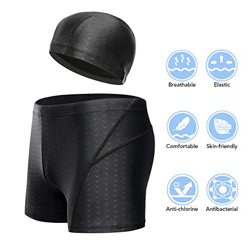 KKmoon Calção de banho masculino ajustável com cordão Calções de banho Calções de banho Calções de p