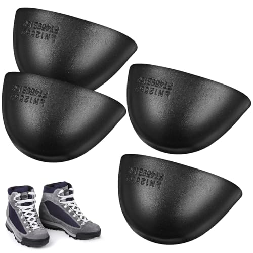 Operitacx 2 Pairs Steel Toe Inserts for Shoes, Universal Size Workplace Safety Overshoes Steel Toe Covers for Shoes for Men and Women