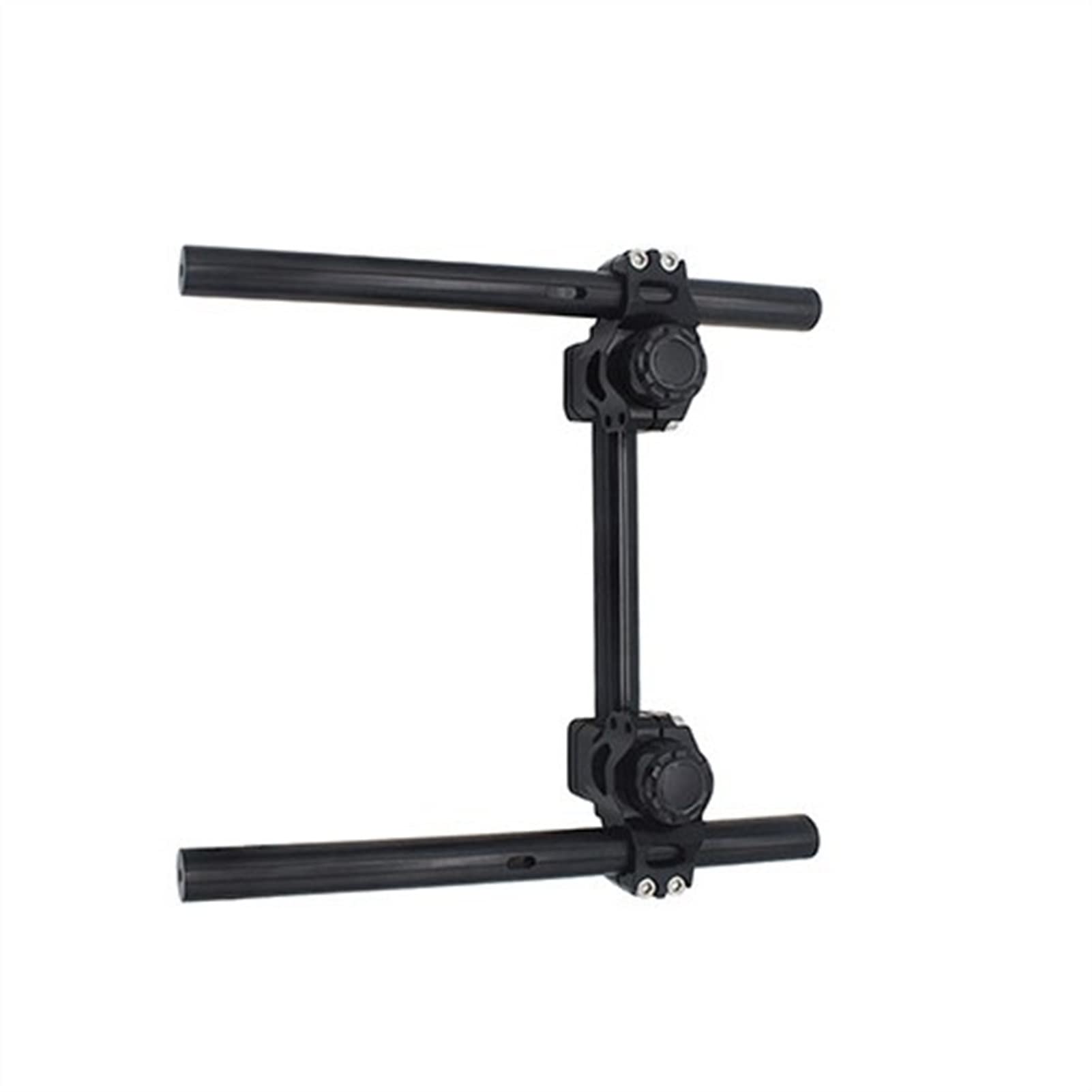 Guidon Moto 22mm Bracelets Tubes de Fourche Avant Amovibles Aluminium Noir pour Ninja 300 EX300