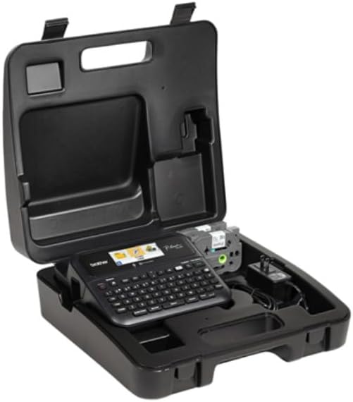 Brother CC-D610 Carry / Storage Case, Black | Fits PT-D610BT, Custom-molded interior, Snap-lock lid, Guards against dirt and moisture
