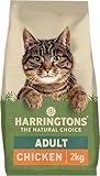 Harringtons Complete Dry Adult Cat Food Chicken 2kg (Pack of 4) - Tasty Natural Goodness