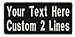 Custom 2 Lines Embroidered Name Tag / Morale Patch / Name Tape / Iron On, Sew on Patch / 2H"x4W"