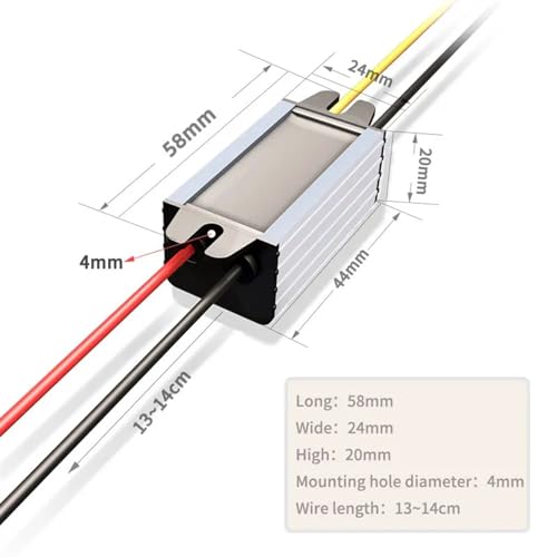 Convertisseur abaisseur de tension 12V 24V à 3.7V 2A régulateur DC