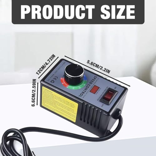 LYPPUL Drehzahlregler 230V, Motor Spannungsregler AC 220V 10A Spitzenleistung 4000W, Frequenzumrichter 230v, Drehzahlregler Motor für Winkelschleifer, Bläser, Handbohrer, Kreissägen, Dimmer