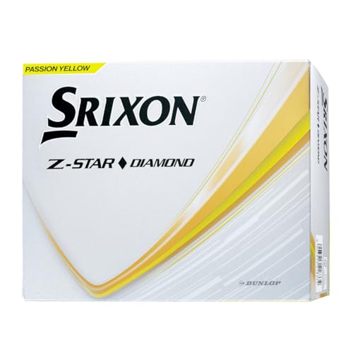 ダンロップゴルフボール 2025年モデル スリクソン Z-STAR ダイヤモンド 3ダース[色:パッションイエロー]|36個入り 飛距離 直進性 ソフトフィール 打感 スピン系 低打出し 高スピン DUNLOP ダンロップ ふるさと [1898]