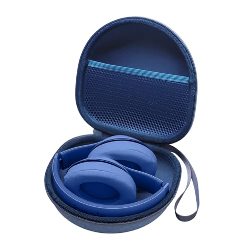 Image of Headphone Headset Case Compatible with JLab JBuds Lux ANC /Beats /JBL /TOZO /BERIBES /Picun /KVIDIO Noise Cancelling Over-Ear Foldable Headphone, Blue