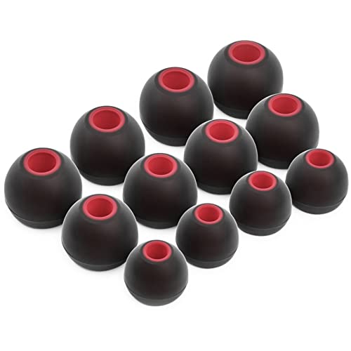 Okuli 12 x Écouteurs en Silicone Embouts d'oreilles pour JBL Tune 110 BT, Senso, Otium, Hussar Casque Écouteurs