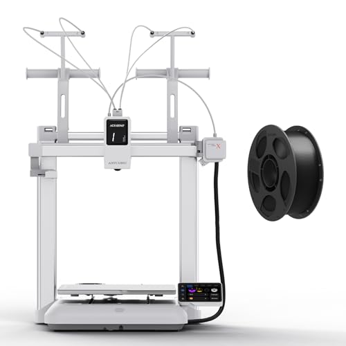 Impresora 3D Multicolor Anycubic Kobra X para crear maquetas grandes en casa con PLA de 1KG