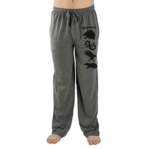 Bioworld Mens Harry Potter Hogwarts Houses Sleep Pajama Pants