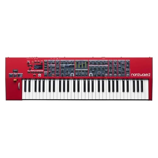Nord USA, 61-Key Wave 2 4-Part Performance Synthesizer, with Virtual Analog Synthesis, Samples, FM and Wavetable