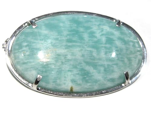 Broche amazonite argent 925 une idée de cadeau unique et raffiné