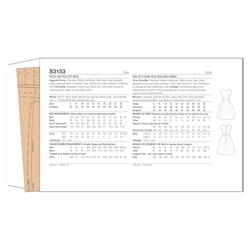 Patron Simplicity SS3153U5 coudre facilement une robe sans erreurs