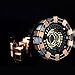 Lonyiabbi 1:1 Arc Reactor MK1 LED Collectible with Display Case, USB Powered Voice Control Light